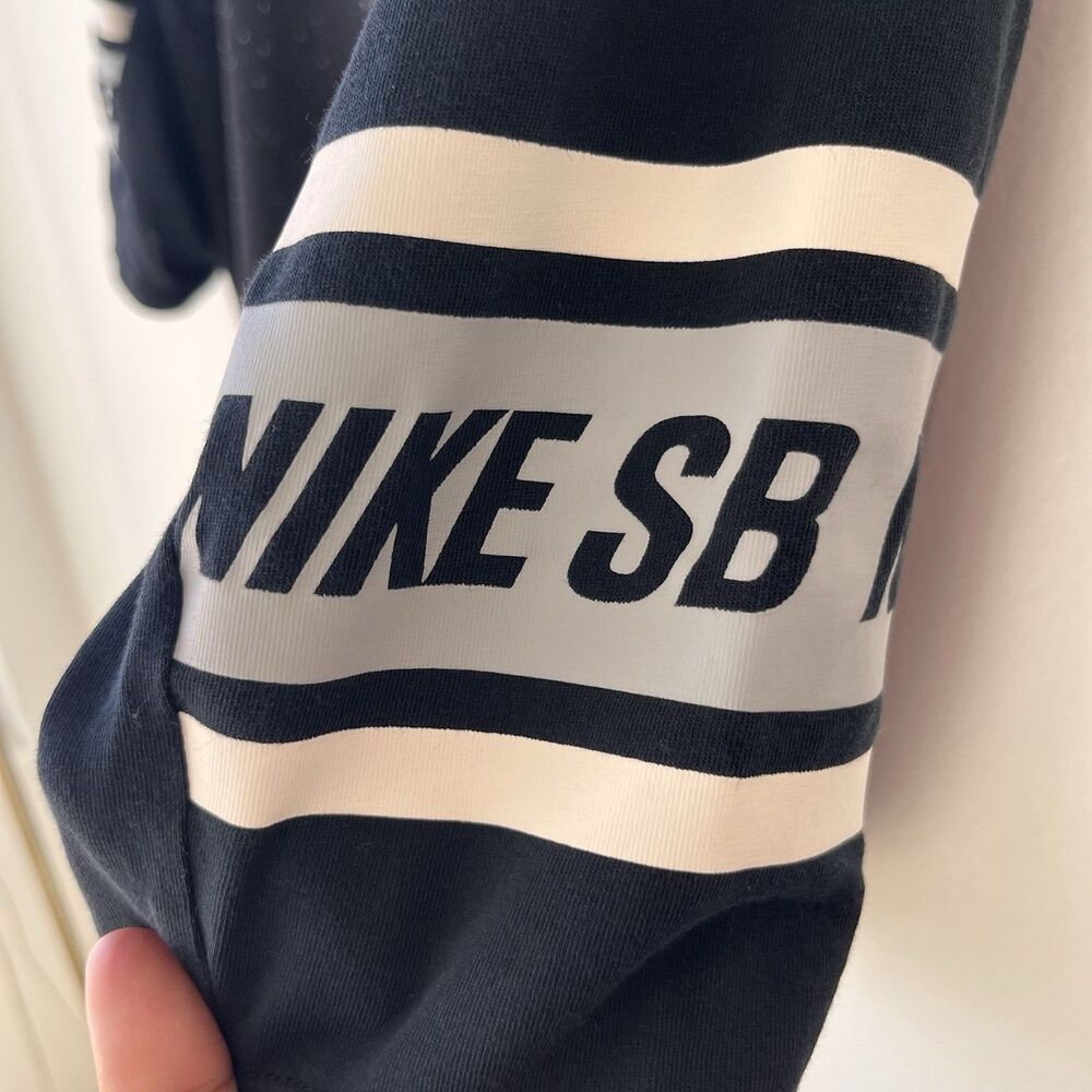 Nike SB Dri-FIT women’s Breathable Raglan 3/4 Sleeve Speckled Tee L - Picture 4 of 6